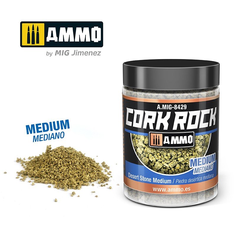 AMMO de Mig Jimenez 8429 CREATE CORK Desert Stone Medium 100ml