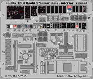 Eduard 36335 D9R Doobi avec lattes de blindage - intérieur 1/35 MENG