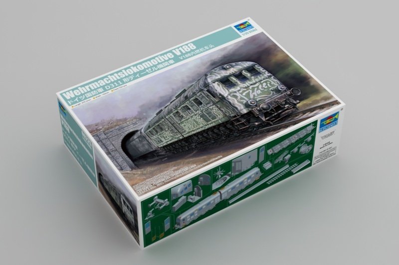 Trumpeter 00225 Wehrmachtslokomotive V188 1/35 – image 2