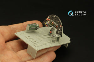 Intérieur imprimé en 3D et coloré sur papier décalcomanie Quinta Studio QD32164 TBF-1C Avenger (Trumpeter) 1/32 – immagine 8