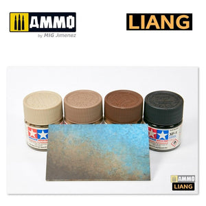 Pochoirs à l&amp;#39;aérographe Liang 0001 pour effet de vieillissement – image 7