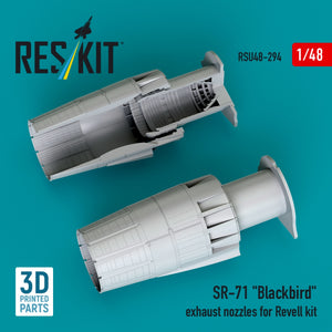RESKIT RSU48-0294 Buses d&amp;#39;échappement SR-71 « Blackbird » pour maquette Revell (impression 3D) 1/48