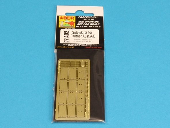 Aber 72A02 Osłony boczne do Panther A/D / Side skirts for Panther A/D 1/72 – zdjęcie 4