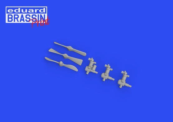 Moteur Bentley Sopwith Camel Eduard SIN64890 EDUARD 1/48 – immagine 6