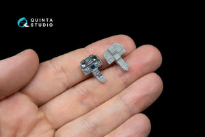 Intérieur imprimé en 3D et coloré sur papier décalcomanie Quinta Studio QD48042 F/A-18A (pour Kinetic) 1/48 – imagen 7