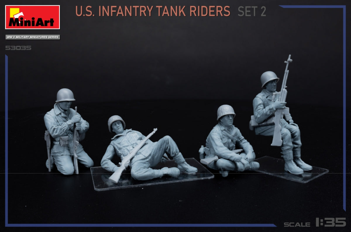 MiniArt 53035 Cavaliers de chars d&amp;#39;infanterie américains. Set 2 1/35  – image 3