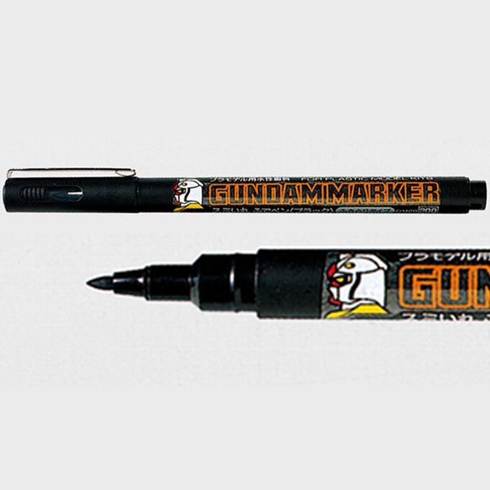 Marqueur Gundam noir à pinceau Gunze Sangyo GM20