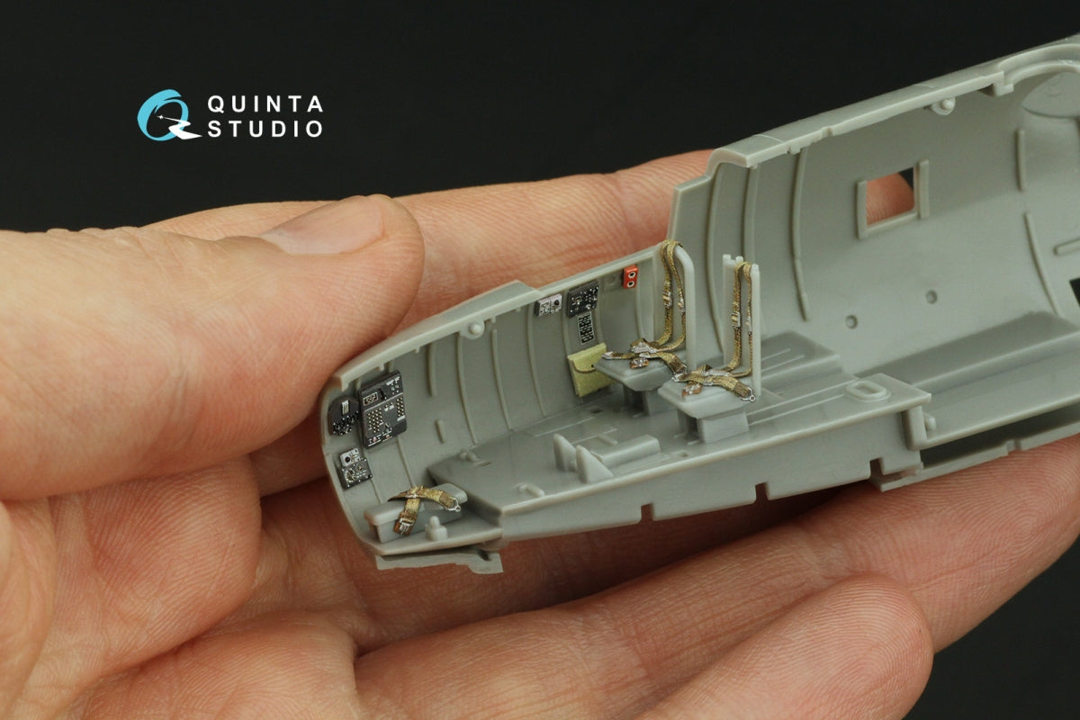Intérieur imprimé en 3D et coloré sur papier décalcomanie Quinta Studio QD72176 B-26B Marauder (Hasegawa/Eduard/Hobby2000) 1/72 – Bild 9