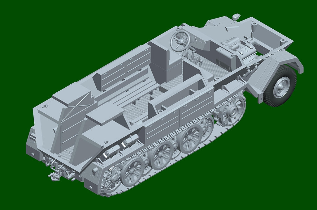 Trumpeter 07404 Sd.Kfz.8 Gepanzerter Zugkraftwagen 12t 1/72 – immagine 13