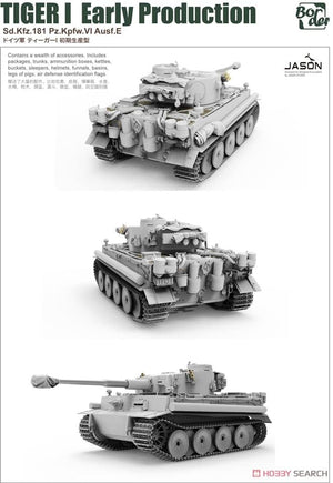 Border Model BT-010 Tiger I Première production Sd.Kfz.181 Pz.Kpfw.VI Ausf.E 1/35 – Bild 2