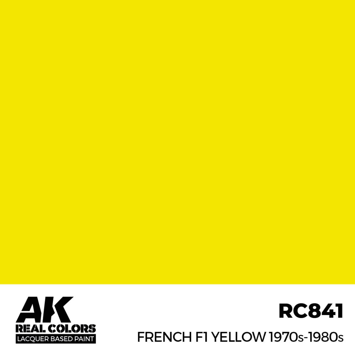 AK Interactive RC841 France F1 Jaune années 1970-1980 17 ml