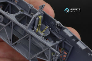 Intérieur imprimé en 3D et coloré sur papier décalcomanie Quinta Studio QD48256 Swordfish Mk.II (Tamiya) 1/48 – immagine 8
