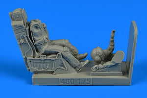 Aerobonus 480175 Pilote de chasse de l&amp;#39;USAF avec siège éjectable pour F-16 1/48 Hasegawa/Tamiya