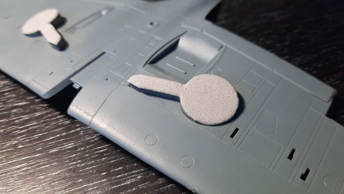 Omask 74804 Bouchons de puits de train d&amp;#39;atterrissage pour Spitfire Mk I / Mk II (pour Eduard) 1/48 – image 3