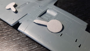 Omask 74804 Bouchons de puits de train d&amp;#39;atterrissage pour Spitfire Mk I / Mk II (pour Eduard) 1/48 – image 3
