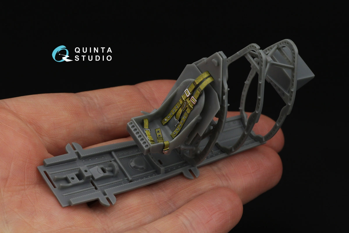Quinta Studio QR+32046 Ceintures de sécurité pour avions de chasse britanniques, milieu de la Seconde Guerre mondiale (avec boucles métalliques) (Tous les kits) 1/32 – imagen 9