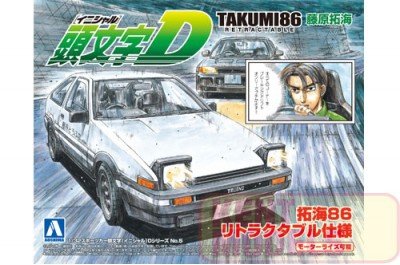 Aoshima 00900 Initiale D Toyota Takumi 86 1/32 
