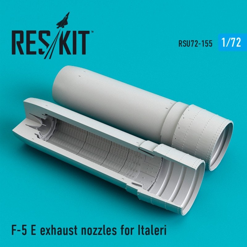 RESKIT RSU72-0155 Buses d'échappement F-5 E pour Italeri 1/72