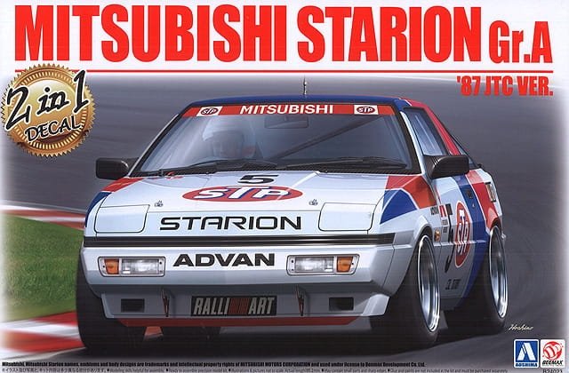 Beemax 24023 Mitsubishi Starion Rally Gr.A '87 JTC Ver. 1/24 