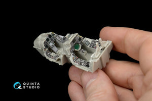 Intérieur imprimé en 3D et coloré sur papier décalcomanie Quinta Studio QD48070 F-14D (pour maquette Tamiya) 1/48 – image 11