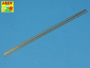 Aber BR08 Pręty mosiężne Ø 0,8mm długość 245mm x 6 szt. / Brass round rods Ø 0,8mm length 245mm x 6 pcs. – zdjęcie 4