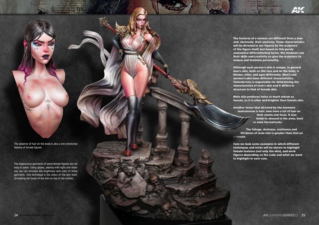 AK Interactive AK520 Learning 12 Painting Female Figures English – zdjęcie 6