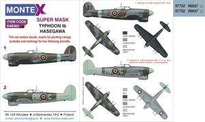 Montex K48365 TYPHOON Ib (PORTE DE VOITURE) 1/48