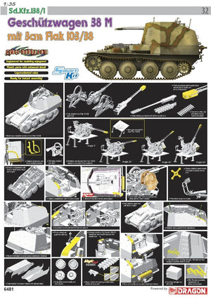 Cyber ​​​​Hobby 6481 Véhicule de transport 38 M avec 3 cm Flak 103/38 (1/35)