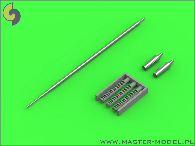 Master AM-48-093 Shenyang J-6/F-6 - gun barrels set &amp; Pitot Tube (1/48)