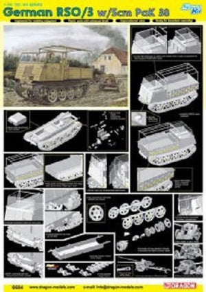 Dragon 6684 Allemand RSO/3 avec PaK 38 de 5 cm (1/35) – Bild 2