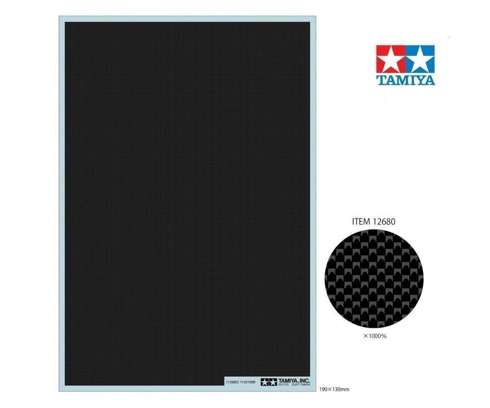 Décalcomanies carbone extra fines Tamiya 12680