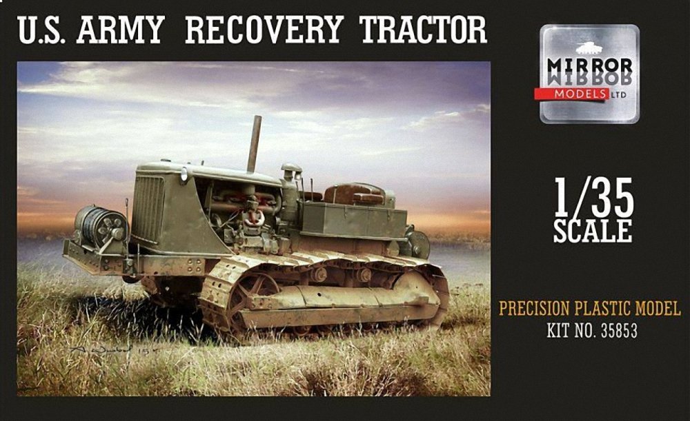 Tracteur de dépannage de l'armée américaine Mirror Model 35853, échelle 1/35