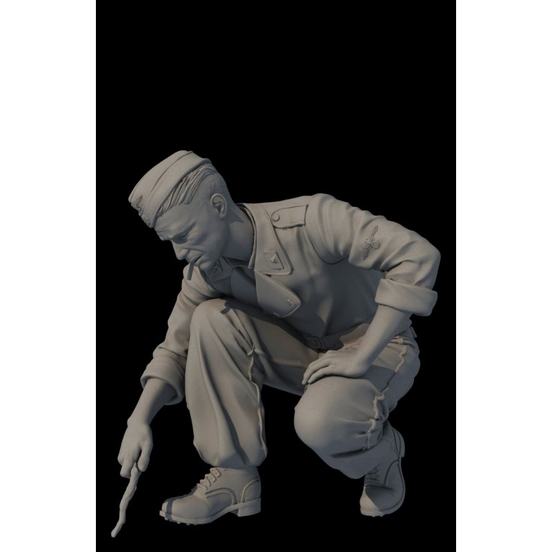 Croquis d&amp;#39;un char Waffen-SS Panzer Art FI35-088 au 1/35