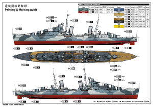 Trumpeter 05366 HMS Naiad 1/350 – immagine 4