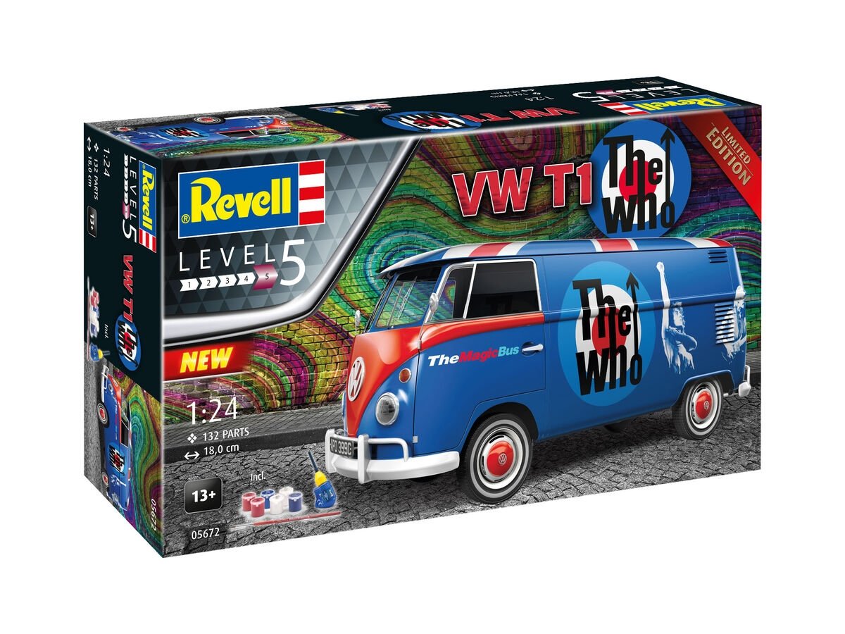 Revell 05672 VW T1 « The Who » - Coffret cadeau 1/24