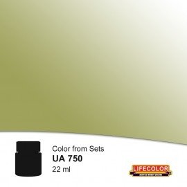 Lifecolor UA750 Jaune humide d&amp;#39;origine végétale 22 ml