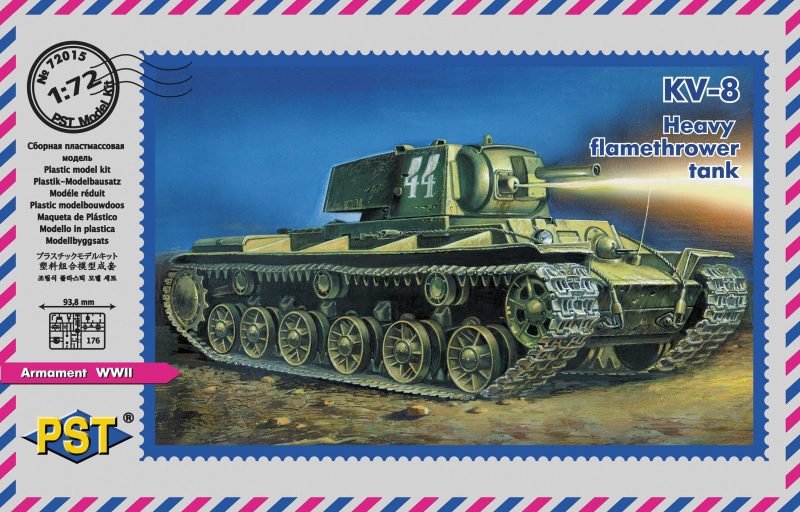 PST 72015 KV-8 Char lance-flammes lourd 1/72