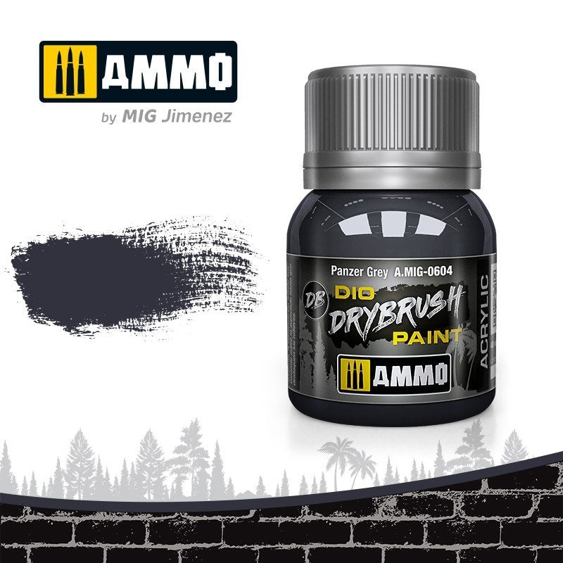 Munitions Mig 0604 DRYBRUSH Gris Panzer 40 ml
