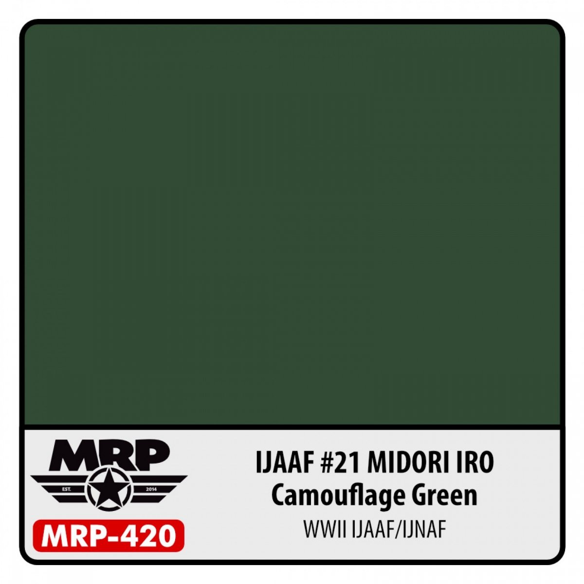 M. Peinture MRP-420 IJAAF #21 Midori Iro (Vert Camouflage) 30ml