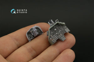 Intérieur coloré imprimé en 3D sur papier décalcomanie (Academy) pour Quinta Studio QD+35121 AH-1W (avec pièces en résine imprimées en 3D) à l&amp;#39;échelle 1/35 – image 14