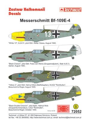 Techmod 72052 - Messerschmitt Bf 109G-2 1/72 – image 2