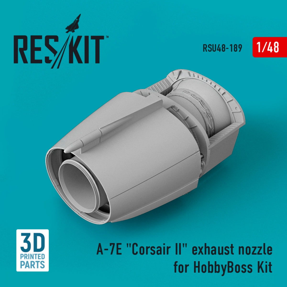 RESKIT RSU48-0189 A-7E « CORSAIR II » TUYAU D&amp;#39;ÉCHAPPEMENT POUR MAQUETTE HOBBYBOSS (IMPRIMÉE EN 3D) 1/48