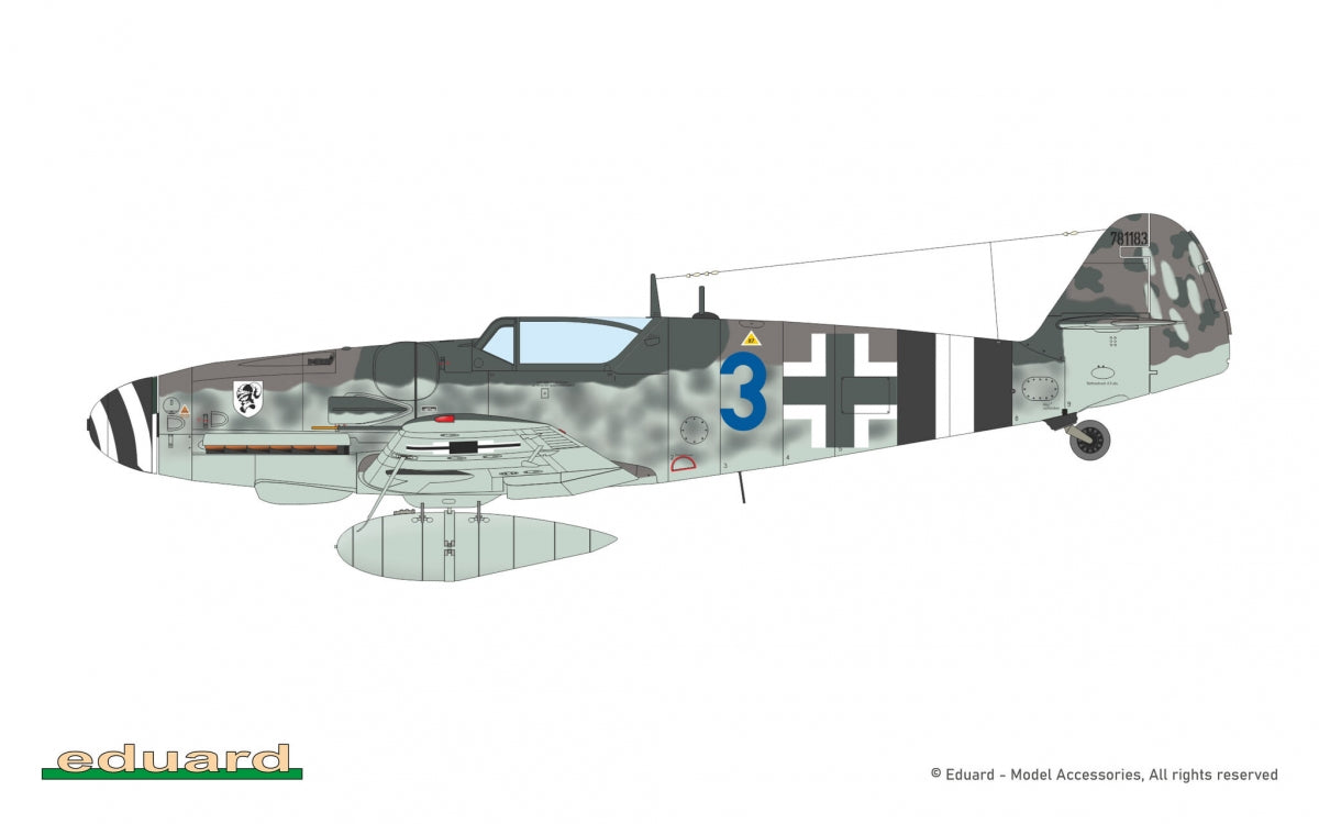 Eduard 70161 Bf 109G-14 - Édition ProfiPACK 1/72 – Bild 5