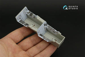 Intérieur imprimé en 3D et coloré sur papier décalcomanie pour F/A-18F (Trumpeter) de Quinta Studio QD32123, échelle 1/32 – Bild 9