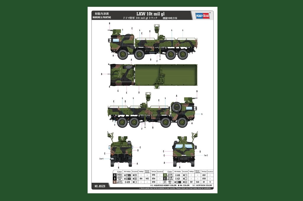 Hobby Boss 85528 ​​​​LKW 10t mil gl 1/35 – image 5