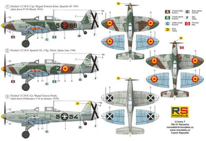 RS Models 92263 Heinkel 112B Espagne Seconde Guerre mondiale Chasseur allemand 1/72 – Bild 2