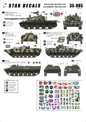 Star Decals 35-985 Guerre d&amp;#39;Ossétie du Sud 2008 1/35 – immagine 2