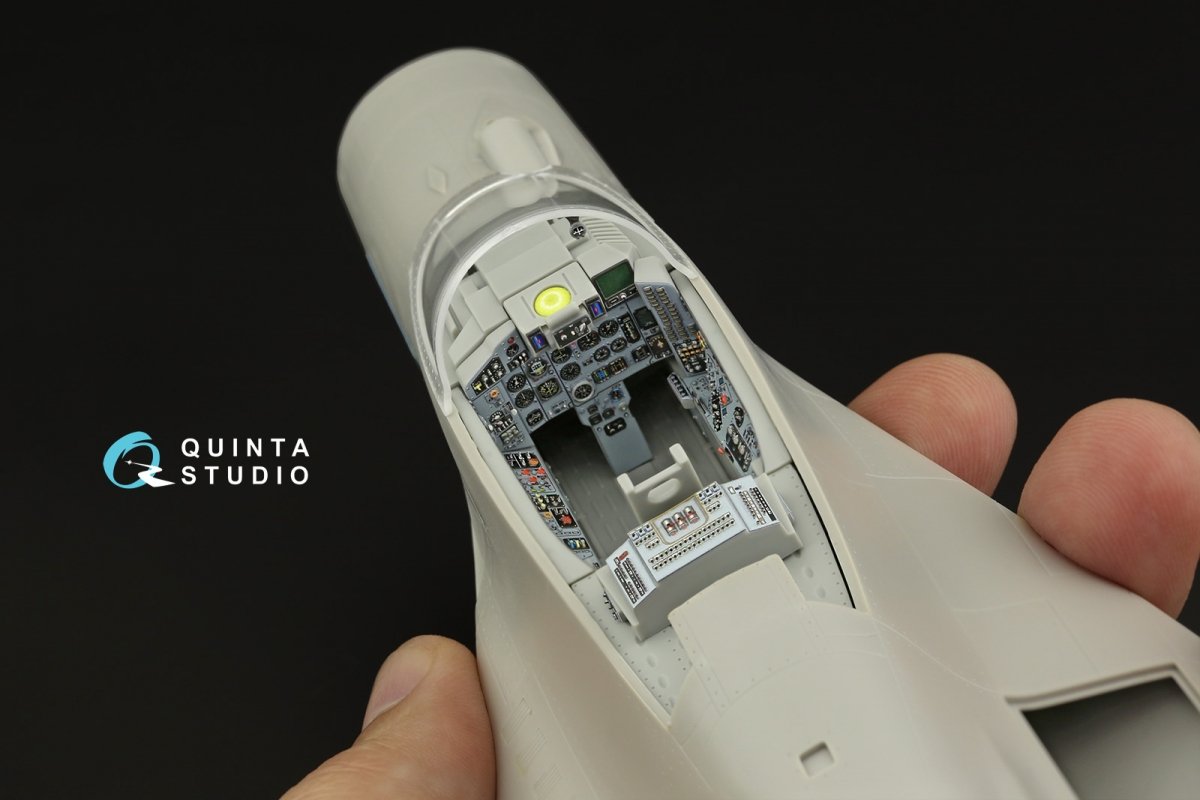 Intérieur imprimé en 3D et coloré sur papier décalcomanie Quinta Studio QDS-32142 MiG-29 9-13 Fulcrum C (Trumpeter) (Petite version) 1/32 – Bild 10