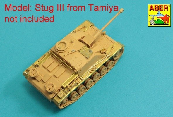 Aber 48A31 Grilles pour Pz.Kpfw. III et Stug III Compatibles avec les modèles Tamiya : 32540 ; 32524 ; 32525 ; 32543 ; 1/48 – imagen 12