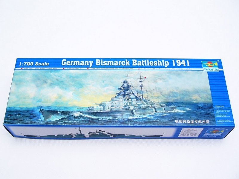 Trumpeter 05711 Allemagne Cuirassé Bismarck 1941 1/700 – Bild 9